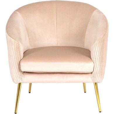 Кресло мягкое Mebel Elit STELLA Welur Бежевый - 2 Кресло мягкое Mebel Elit STELLA Welur Бежевый ME.STELLA/BZ/ZL/V/FW фото - 2