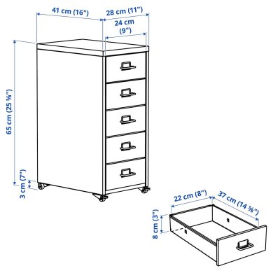 IKEA HELMER (ИКЕА ХЕЛЬМЕР) 70625023 фото - 7
