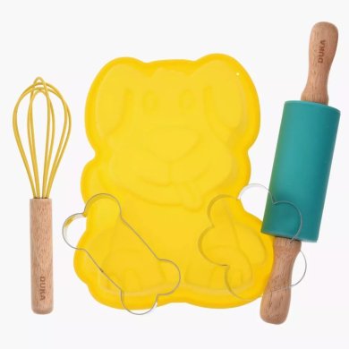 Детский набор для выпечки DUKA MINI 5 шт Желтый - 2 Детский набор для выпечки DUKA MINI 5 шт Желтый 2221368 фото - 2