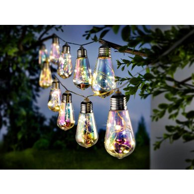 Декоративна гірлянда на сонячній батареї Garden Line 10 LED 1,8 м Опаловий теплий-білий - 6 Декоративна гірлянда на сонячній батареї Garden Line 10 LED 1,8 м Опаловий теплий-білий SOL3552 фото - 6