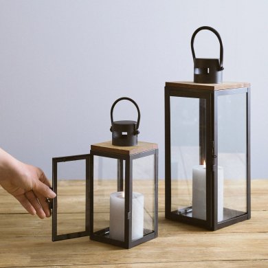 Фонарь Homla HOGEN 11x10x24 см | Черный - 8 Фонарь Homla HOGEN 11x10x24 см | Черный 205950 фото - 8