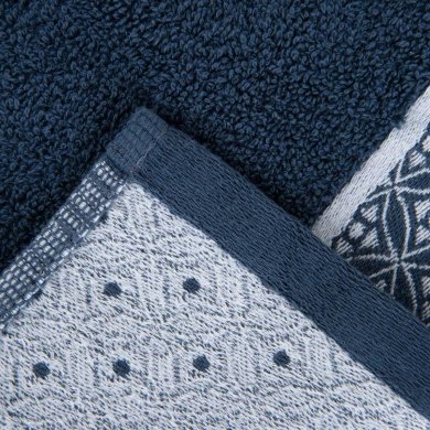 Полотенце для рук Homla KIMBERLEY 50x90 см Темно-синий - 2 Полотенце для рук Homla KIMBERLEY 50x90 см Темно-синий 218577 фото - 2