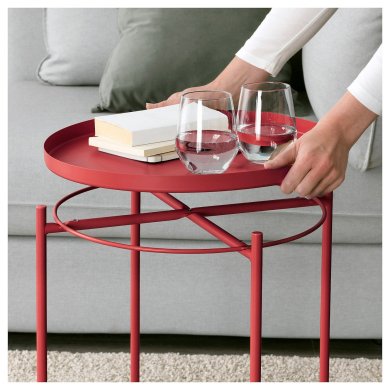 IKEA Журнальный стол GLADOM Красный (ИКЕА ГЛАДОМ) 00533649 фото - 3