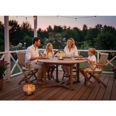 Подсвечник-фонарь Garden Line LIS9166 Бежевый LIS9166 фото - 3