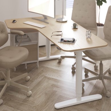 Офисное кресло MULLFJALLET Бежевый - 7 IKEA Офисное кресло MULLFJALLET Бежевый (ИКЕА МЮЛЬФДЖАЛЛЕТ) 00472491 фото - 7