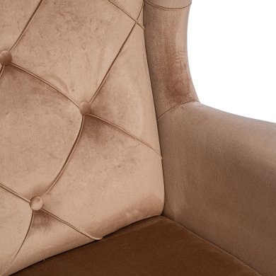 Крісло м'яке Signal Lady Welur Темно-бежевий LADYV40 фото - 2