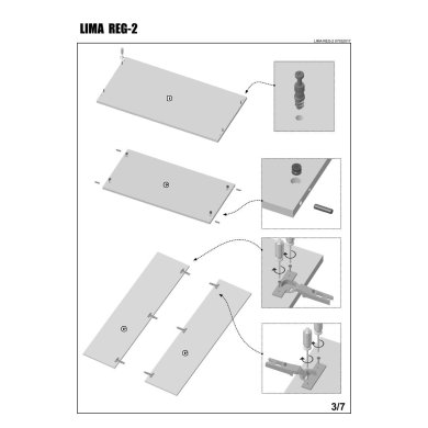 Шкаф Halmar Lima Reg-2 | Белый V-PL-LIMA-REG2-BIAŁY фото - 4