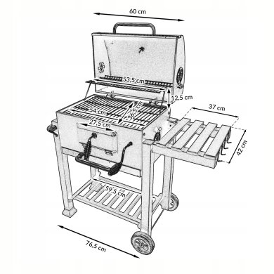 Угольный гриль Kontrast BBQ1011 Черный - 15 Угольный гриль Kontrast BBQ1011 Черный 5.22.14317 фото - 15
