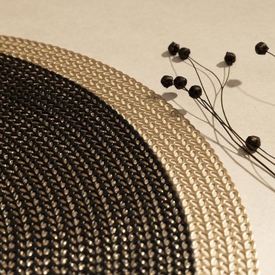 Сервировочный коврик Homla SKINE 38 см Золотой 163563 фото - 5