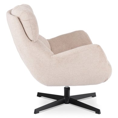 Крісло м'яке поворотне Mebel Elit REAL Кремовий ME.REAL/KR/CZ/T/FW фото - 4