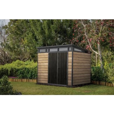 Садовый домик Keter SIGNATURE PENT 279x216x226 см Дерево 259819 фото - 2