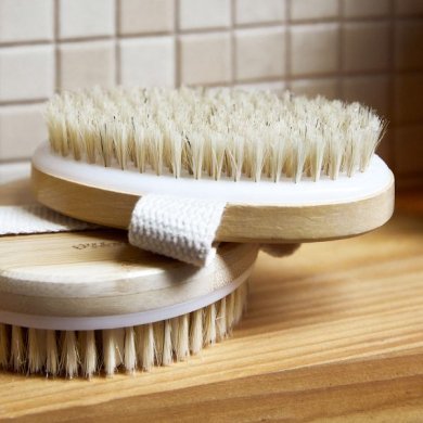 Щітка для сухого масажу Homla SERENITY 4x10 см | Бежевий - 4 Щітка для сухого масажу Homla SERENITY 4x10 см | Бежевий 218560 фото - 4