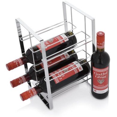 Підставка для вина Duka Modern Nuvo | Сріблястий - 3 Підставка для вина Duka Modern Nuvo | Сріблястий 1219251 фото - 3