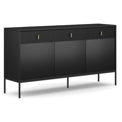 Комод Mebel Elit MARCOS Черный W.MAGGIORE/CZ/KOM3D3S