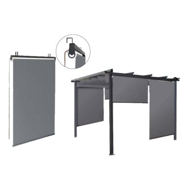 Ролета для перголи Garden Line 225x120 см Сірий - 3 Ролета для перголи Garden Line 225x120 см Сірий TUN0600 фото - 3