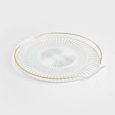 Сервірувальне блюдо Homla VITRIO 30 см Прозорий 234090 фото - 2