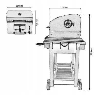 Угольный гриль Kontrast BBQ1011 Черный - 16 Угольный гриль Kontrast BBQ1011 Черный 5.22.14317 фото - 16