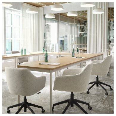 IKEA Офисные кресла TOSSBERG/LANGFJALL Бежевый (ИКЕА ТОССБЕРГ/ЛАНГФЬЯЛЛ) 49513112 фото - 6