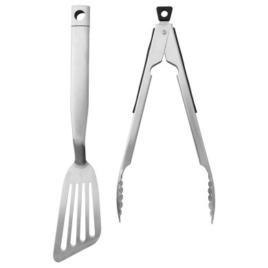 IKEA Аксессуары для гриля GRILLTIDER 2 шт Серебристый (ИКЕА ГРИЛЬТАЙДЕР) 60516557