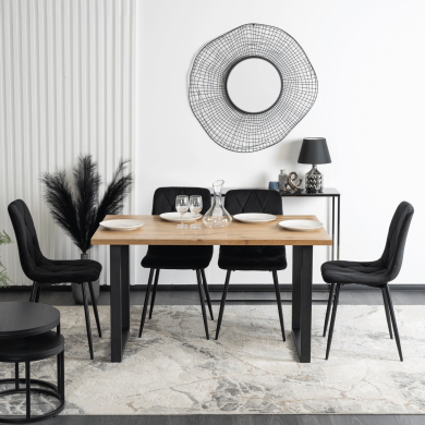 Обідній стіл Mebel Elit GLOS Дуб золотий - 6 Обідній стіл Mebel Elit GLOS Дуб золотий ME.GLOS/D/S фото - 6