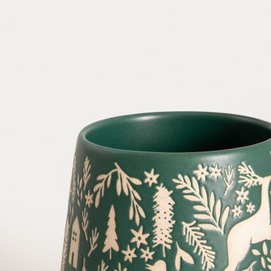 Кружка Homla LOOPIE 400 мл Зеленый 241642 фото - 3