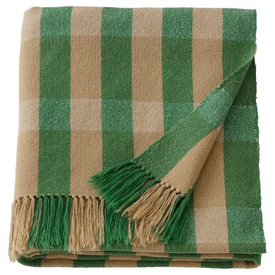 IKEA Плед FRODD 130х180 см Зеленый (ИКЕА ФРОДД) 90581216