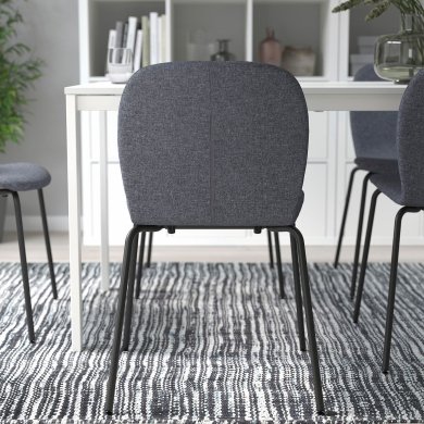 IKEA Обеденный стул KARLPETTER Серый (ИКЕА КАРЛПЕТТЕР) 39483752 фото - 4