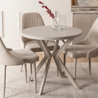 Раскладной обеденный стол Mebel Elit DORIAN Кашемир ME.DORIAN/KASZ/KASZ/S фото - 6