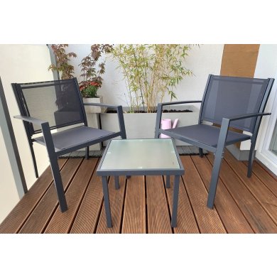 Комплект садовой мебели Garden Line TWIST Серый - 12 Комплект садовой мебели Garden Line TWIST Серый ANH6142 фото - 12