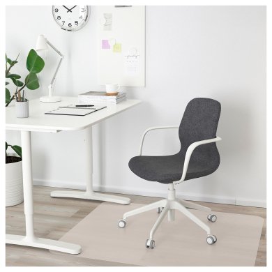 Офисное кресло LANGFJALL Темно-серый - 6 IKEA Офисное кресло LANGFJALL Темно-серый (ИКЕА ЛАНГФЬЯЛЛЬ) 89252773 фото - 6