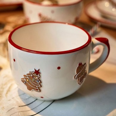 Кружка Homla BISCOTTO 600 мл Принт 163522 фото - 4