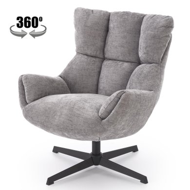 Кресло мягкое поворотное Halmar ORINOKO Пепельный Кресло мягкое поворотное Halmar ORINOKO Пепельный V-CH-ORINOKO-FOT-POPIEL