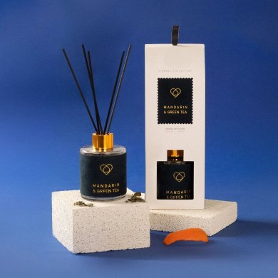 Ароматичний дифузор Homla ETERNAL Mandarin & Green Tea 100 мл Синій - 7 Ароматичний дифузор Homla ETERNAL Mandarin & Green Tea 100 мл Синій 207669 фото - 7