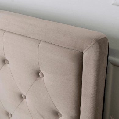 Ліжко Mebel Elit CROS Welur 140x200 см Бежевий - 9 Ліжко Mebel Elit CROS Welur 140x200 см Бежевий ME.CROS/140/BZ/V/LOZZPOJ фото - 9