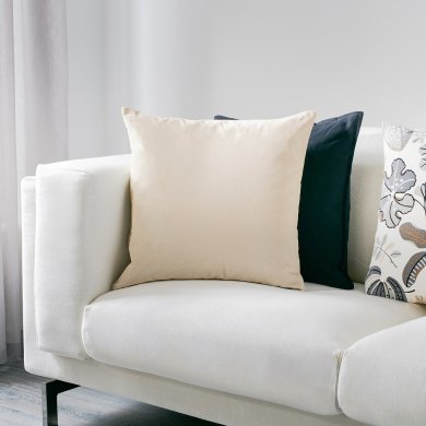 IKEA Декоративная наволочка SANELA 50х50 см Светло-бежевый (ИКЕА SANELA) 90321030 фото - 4