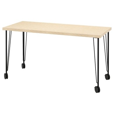 IKEA Письменный стол MITTCIRKEL/KRILLE Сосна (ИКЕА МИТЦИРКЕЛЬ/КРИЛЛЕ) 59510151