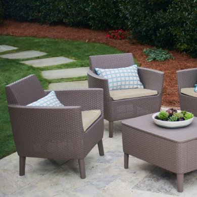 Садовий стіл-скриня Keter SALEMO Капучино 247267 фото - 3