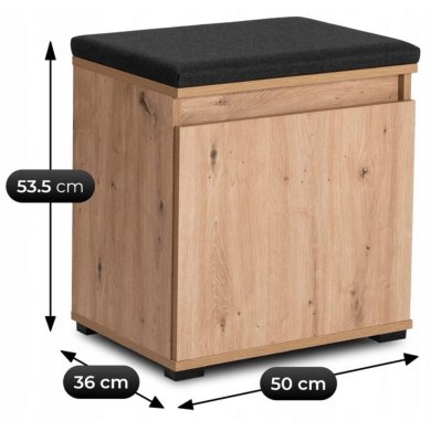 Передпокій Mebel Elit PARMA 80 см Дуб артизан W.PARMA/80/DA/PRZEDPO/ZES фото - 12