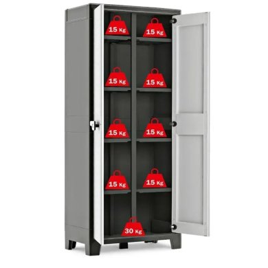 Садова шафа Keter/Kis ARMADIO MULTISPACE TITAN Сірий 241042-1 фото - 3