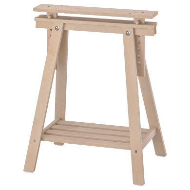 IKEA Ножка для стола регулируемая MITTBACK 70-93 см Береза (ИКЕА РУЧКА) 30459997