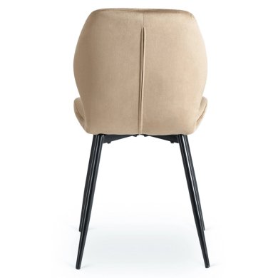 Обеденный стул Mebel Elit LILAC Welur Бежевый ME.LILAC/BZ/V/K фото - 4