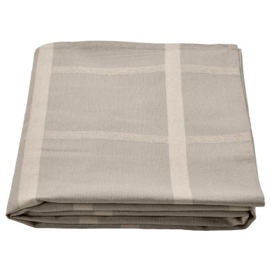 IKEA Скатерть NISSOGA 145x240 см Серый (ИКЕА НИССОГА) 00555047