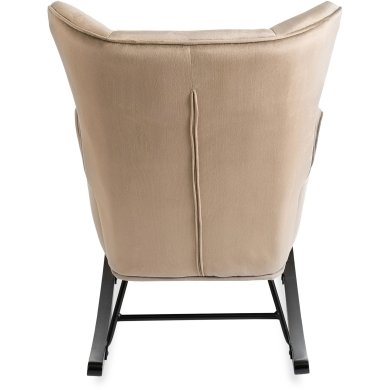 Кресло-качалка мягкое Mebel Elit JACKSON Welur Бежевый - 4 Кресло-качалка мягкое Mebel Elit JACKSON Welur Бежевый ME.JACKSON/BZ/V/FW фото - 4