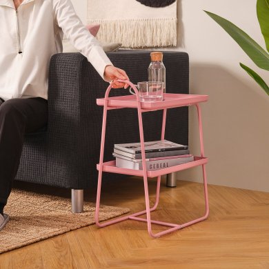 Old IKEA オールドイケア Hatten サイドテーブル ポストモダン IKEA Журнальний стіл HATTASEN Рожевий (ИКЕА ХАТТАСЕН) 105.841.91