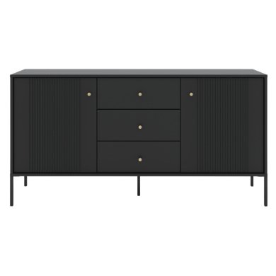 Комод Mebel Elit SOFT 2 Черный W.ISEO/CZ/KOM2D3S фото - 3