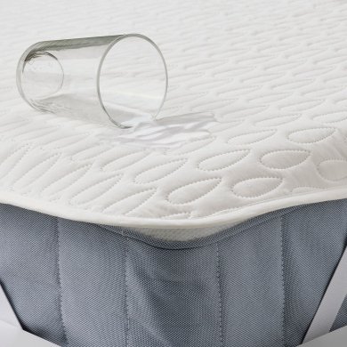 IKEA Водонепроникний наматрацник на резинці SOTNATFJARIL 90х200 см Білий (ИКЕА СОТНАТФЯРИЛ) 10531292 фото - 3