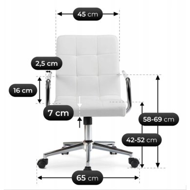 Дитяче крісло Mebel Elit ASTRO Білий ME.ASTRO/B/CH/E/FO фото - 7