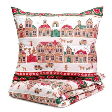 Комплект постільної білизни Homla LAPLAND 160x200 см Принт Комплект постільної білизни Homla LAPLAND 160x200 см Принт 219409