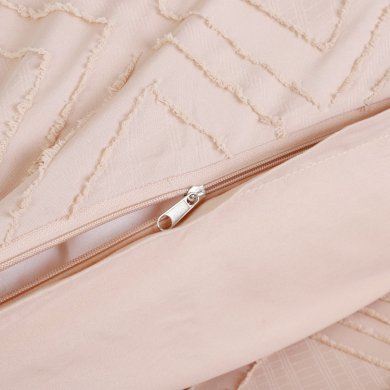 Комплект постільної білизни Homla FAIMES 200x220 см Бежевий 213403 фото - 4