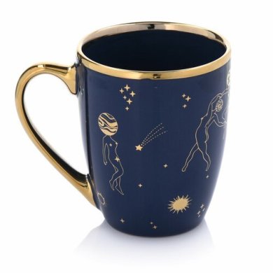 Кружка Duka Celestial 320 мл | Темно-синий / Золотой принт 2220767 фото - 2